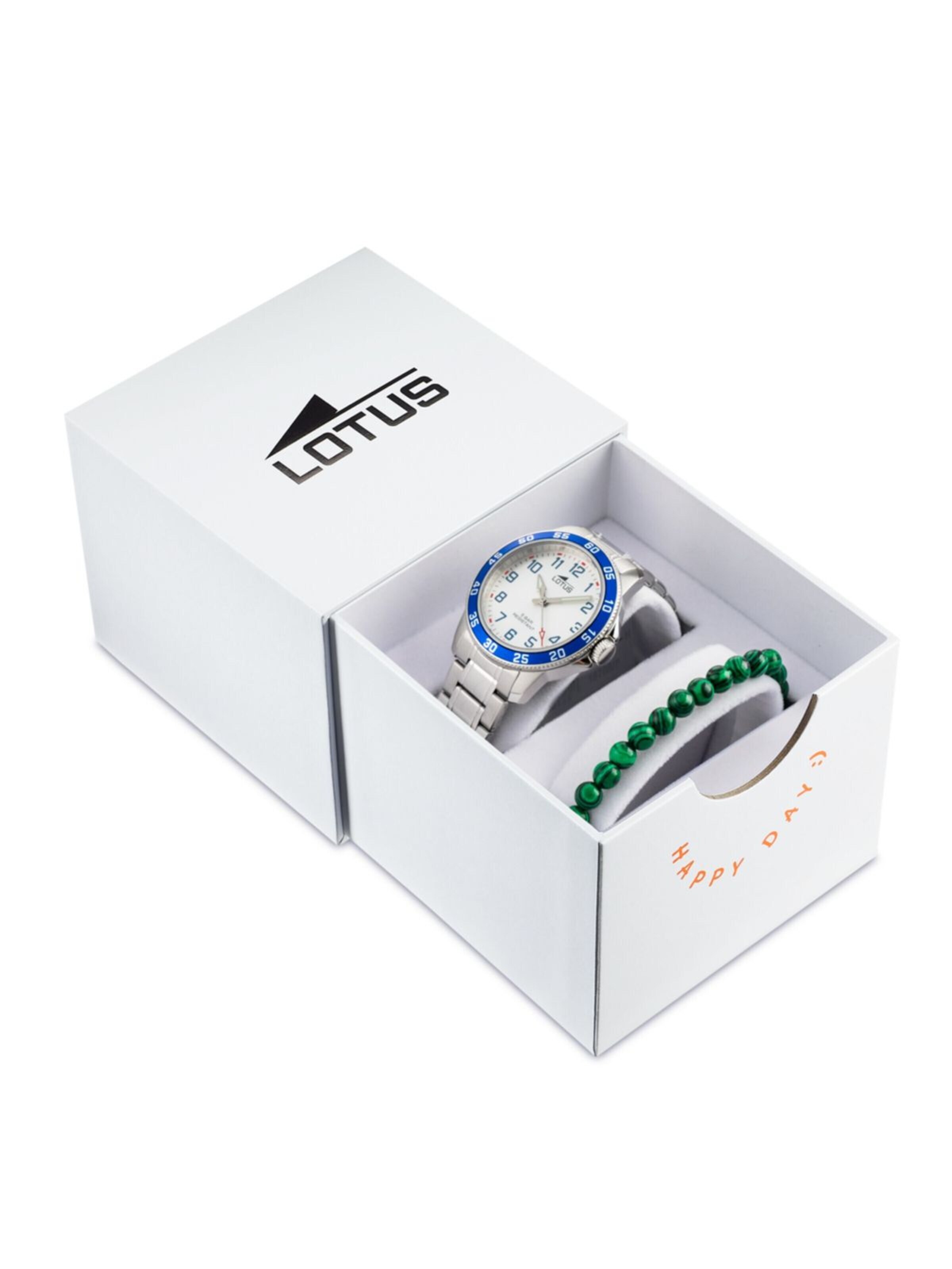 Lotus Analoog horloge in Wit