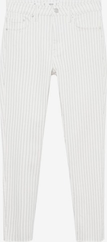 MANGO Skinny Jeans 'Isa' in Wit: voorkant