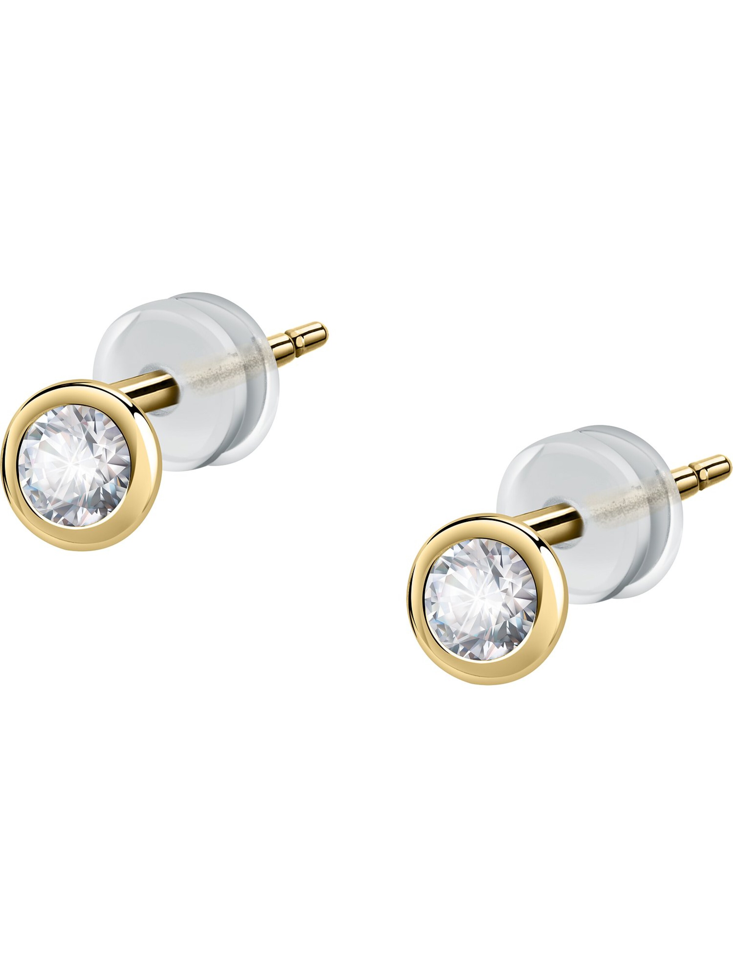 FAVS Earrings in Yellow: front