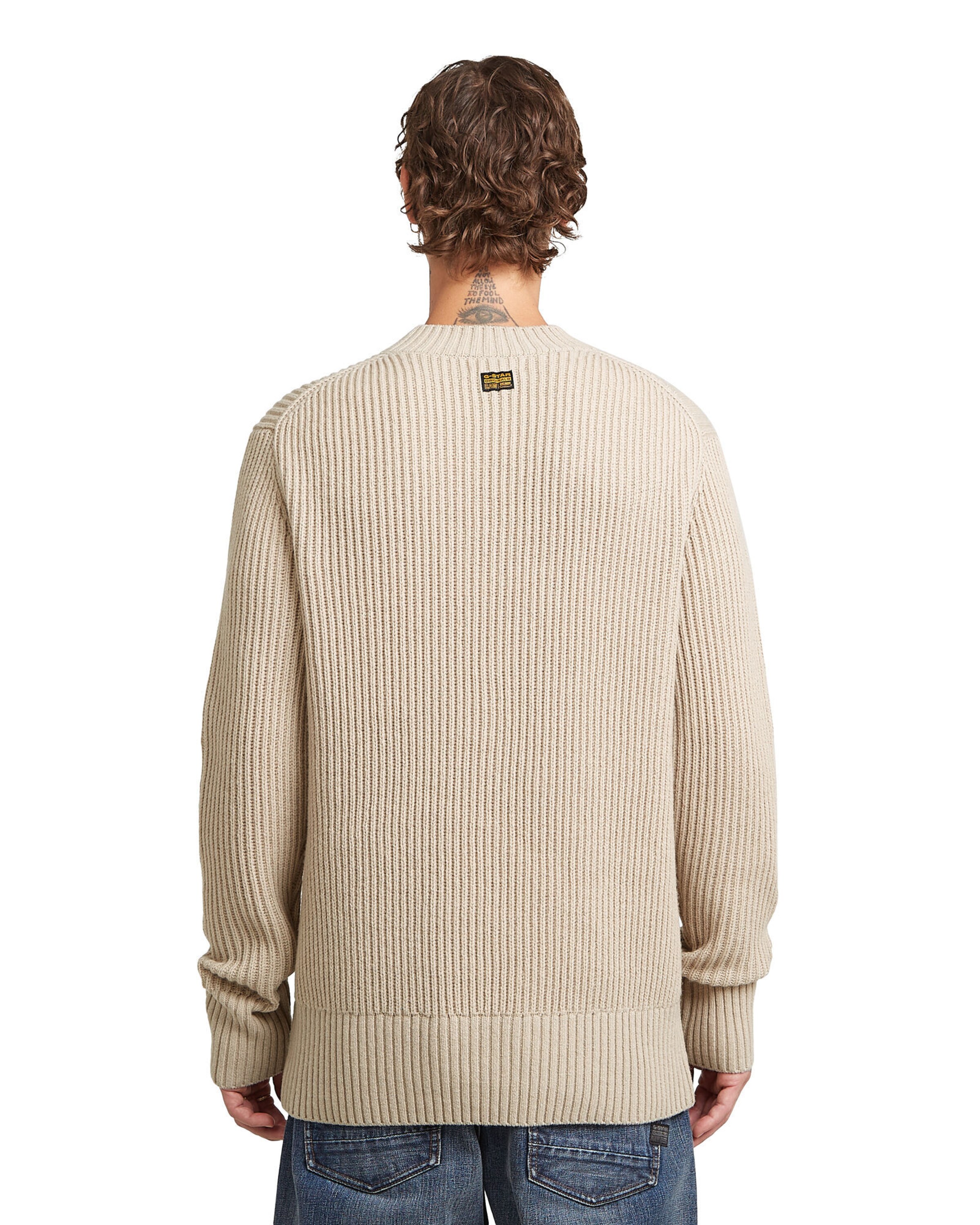 G-STAR Sweater 'Essential' in Beige