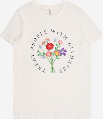 ONLY GIRLS Póló 'KOGEmma' - fehér: elől