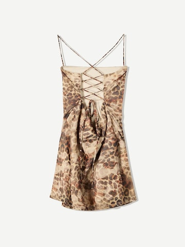 Bershka Dress in Brown