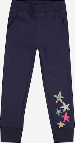 Effilé Pantalon Billieblush en bleu : devant