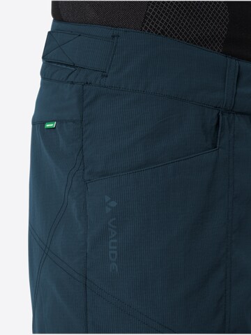 VAUDE Regular Workout Pants 'Tamaro II' in Blue