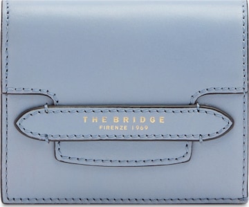 The Bridge Wallet in Blue: front