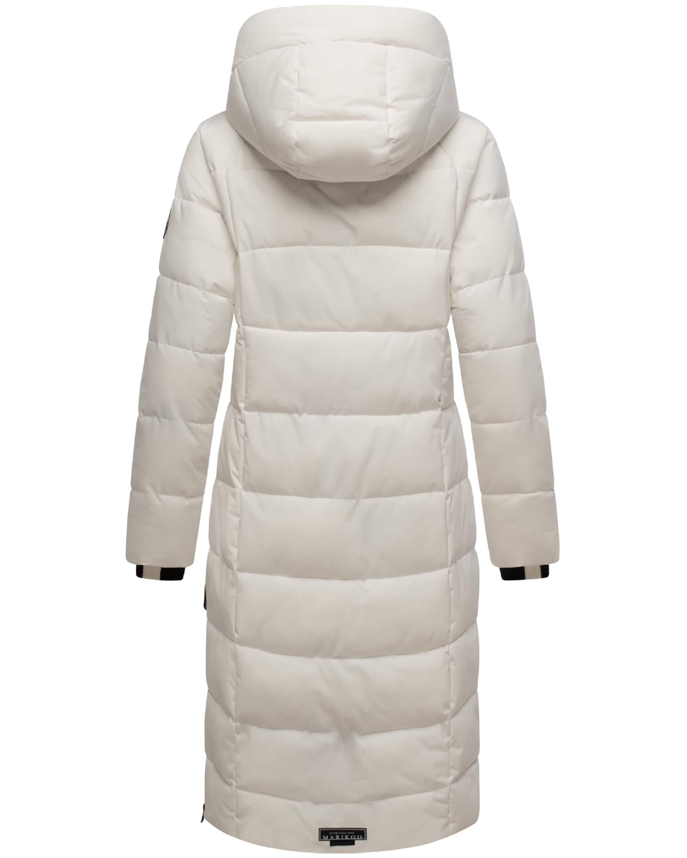 MARIKOO Winter Coat 'Lanitaa XVI' in White