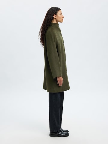 SELECTED Mantel in Grün