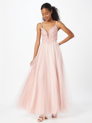 Robe de soirée Laona en rose