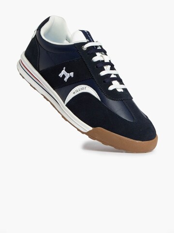 Williot Platform trainers in Blue: front