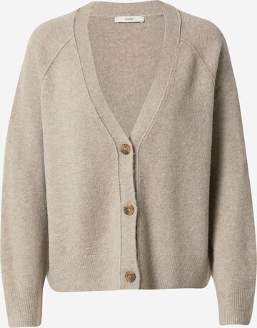 Cardigan ESPRIT en beige : devant