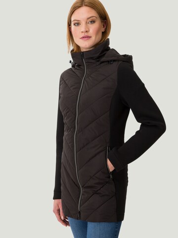 Manteau mi-saison zero en noir : devant