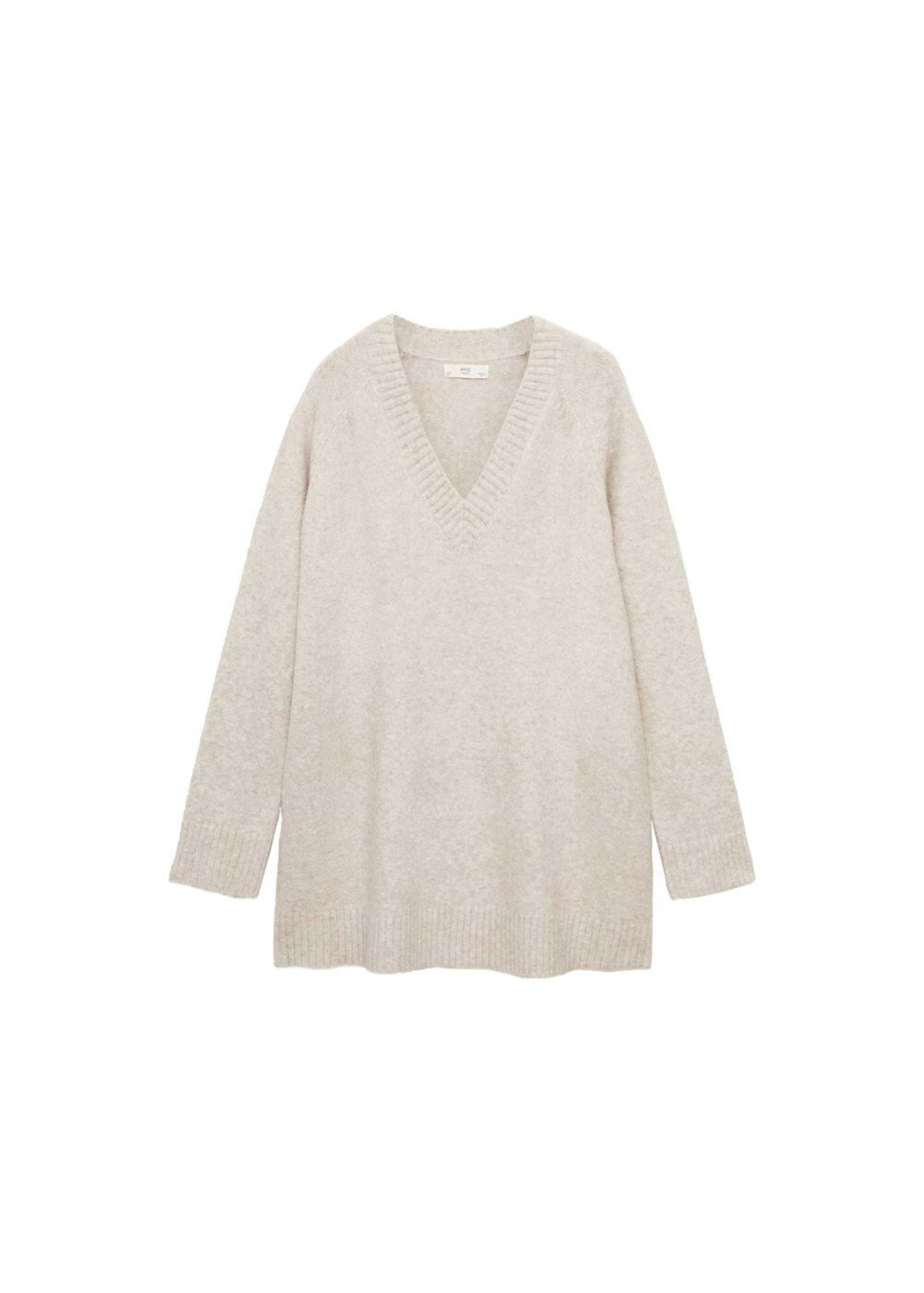 MANGO Pullover 'Camilav' in Beige: Vorderseite