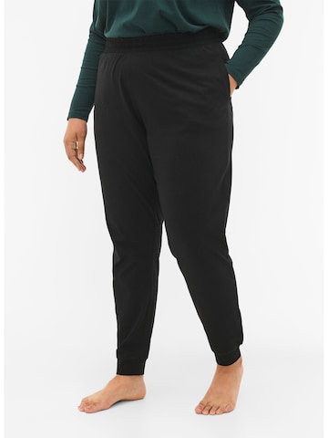 Pantalon de pyjama 'MALMA' Zizzi en noir