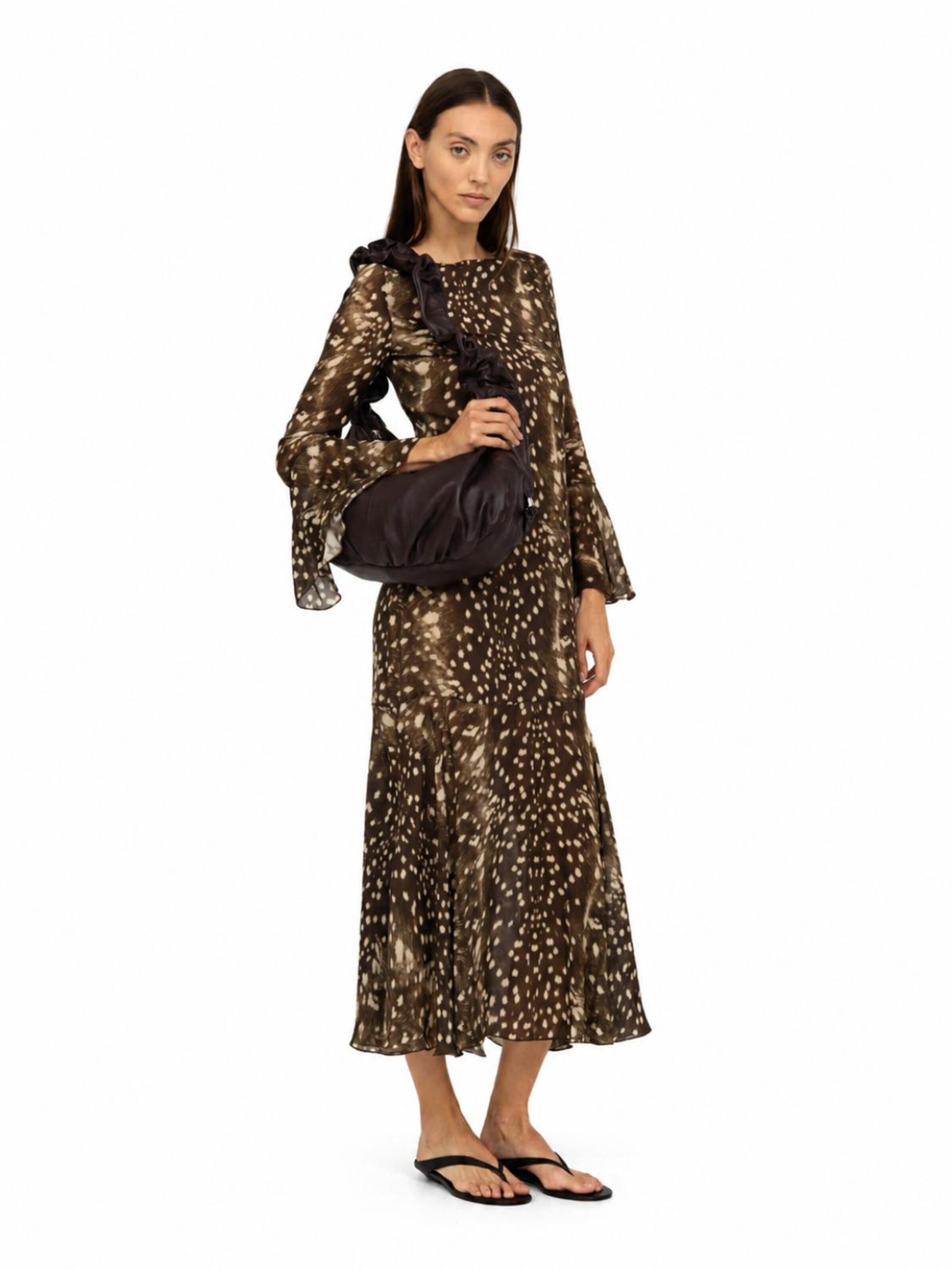 Carmen Says - Vestido 'Bambi' en marrón