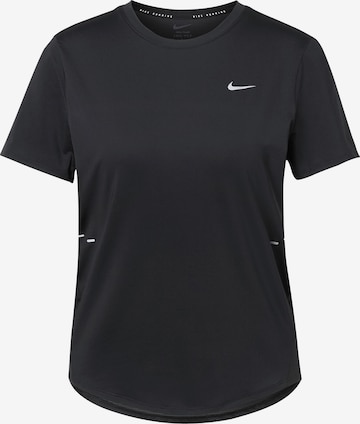 NIKE Funkční tričko 'Swift' – černá: přední strana