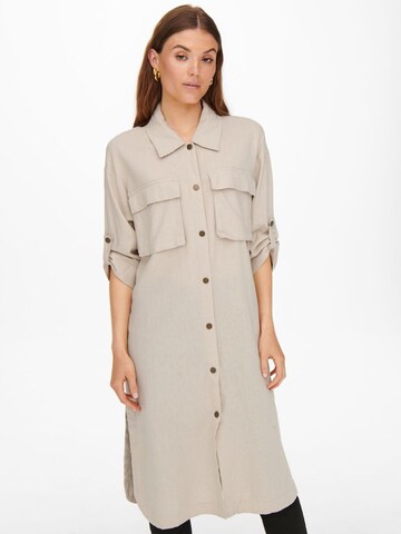 ONLY Bluse i beige: forside