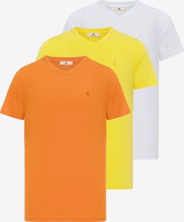 T-Shirt Daniel Hills en jaune : devant