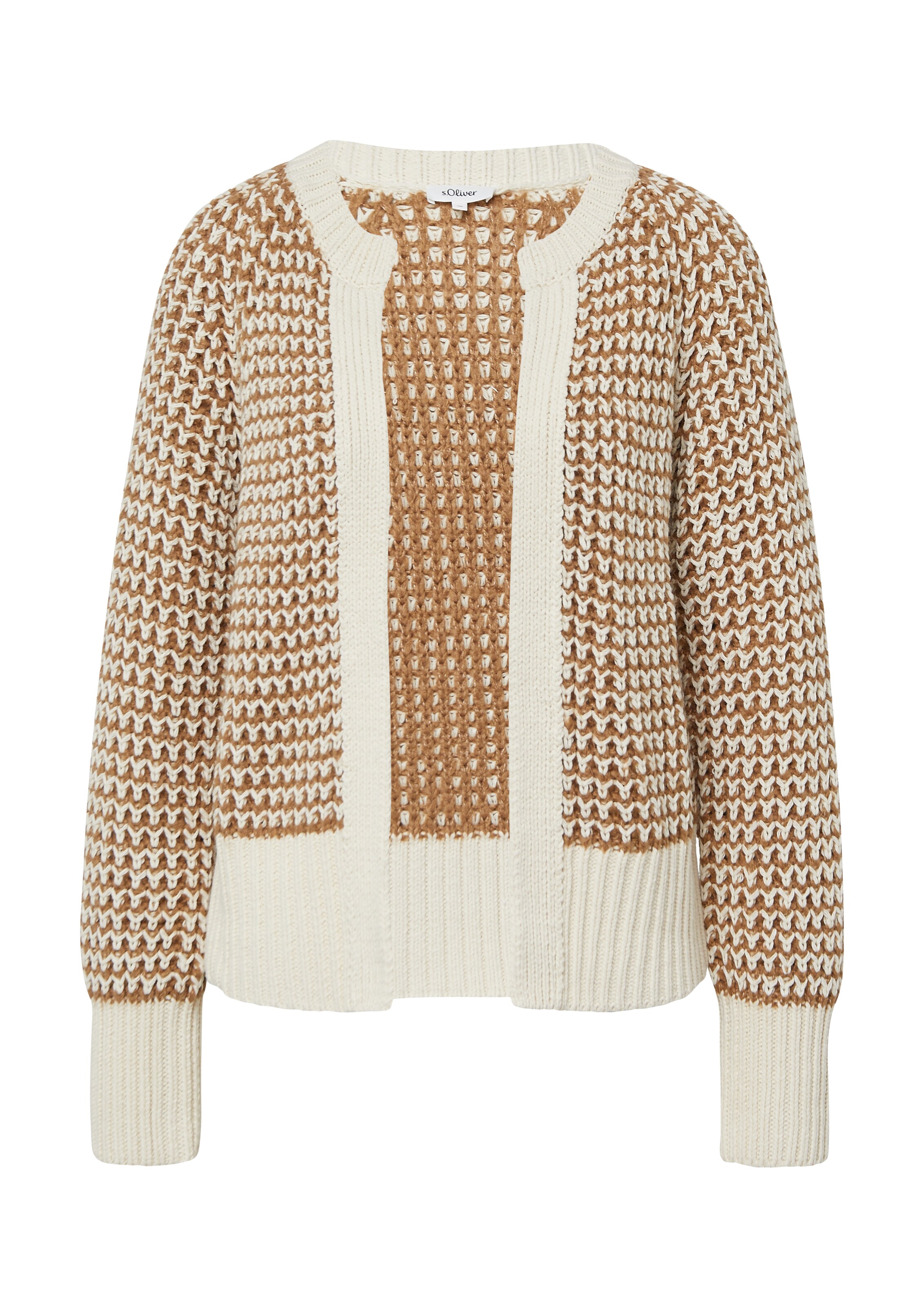 Cardigan s.Oliver en beige : devant