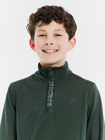 PROTEST Athletic Sweatshirt 'REWILLOWY JR' in Green