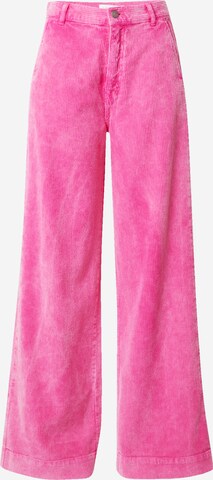 Summum Wide leg Broek in Roze: voorkant
