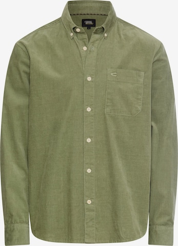 CAMEL ACTIVE Button Up Shirt in Green: front