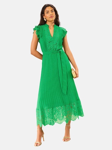 Rochie de la love & roses pe verde: față