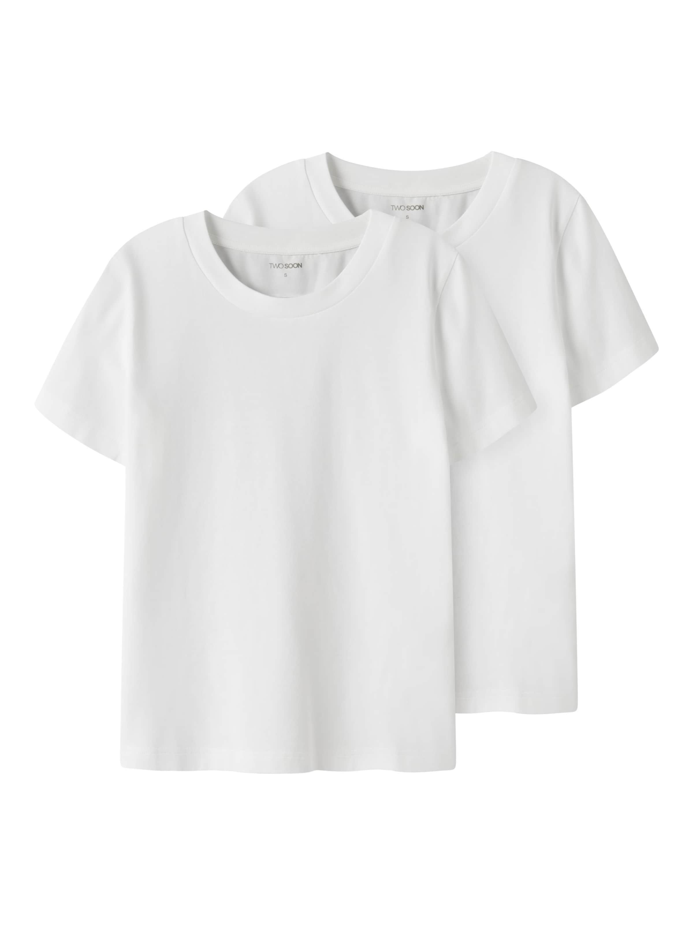 TWO SOON Shirts i hvid: forside