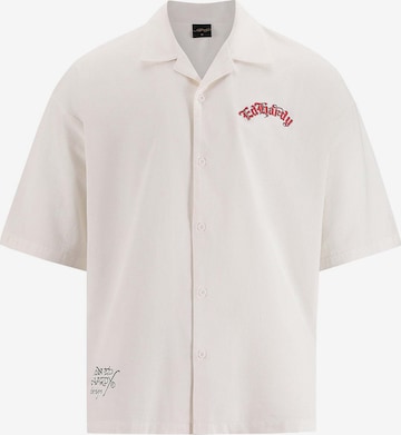 Ed HardyRegular Fit Košulja - bijela boja: prednji dio
