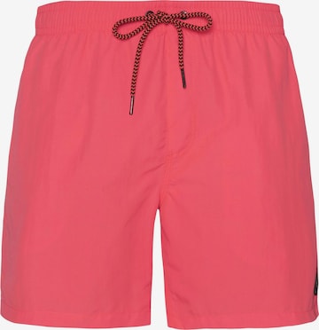 Shorts de bain 'Faster' PROTEST en rose : devant