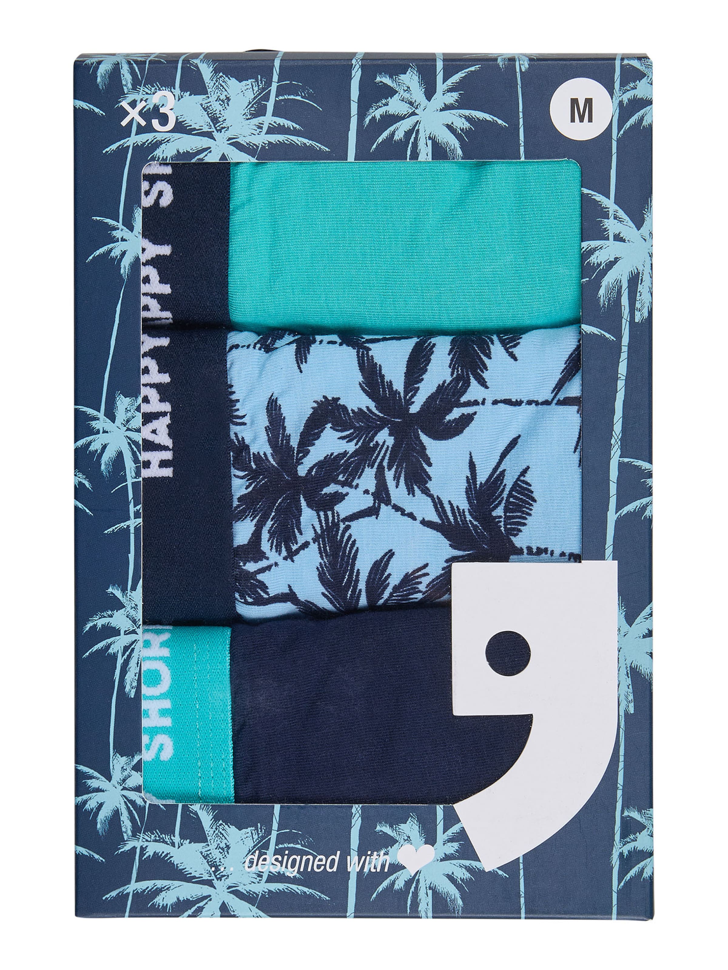 Happy Shorts - Boxers ' Tropic-Prints ' em mistura de cores