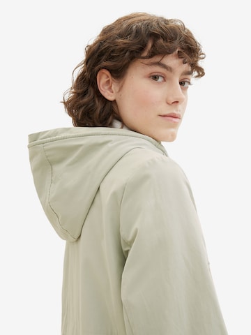 TOM TAILOR Between-Seasons Parka in Green