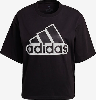 ADIDAS PERFORMANCE Функционална тениска в черно / бяло, Преглед на продукта