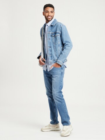 Cross Jeans Regular Fit Hemden ' 35451 ' in Blau