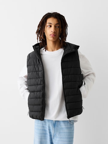 Gilet di Bershka in nero: frontale