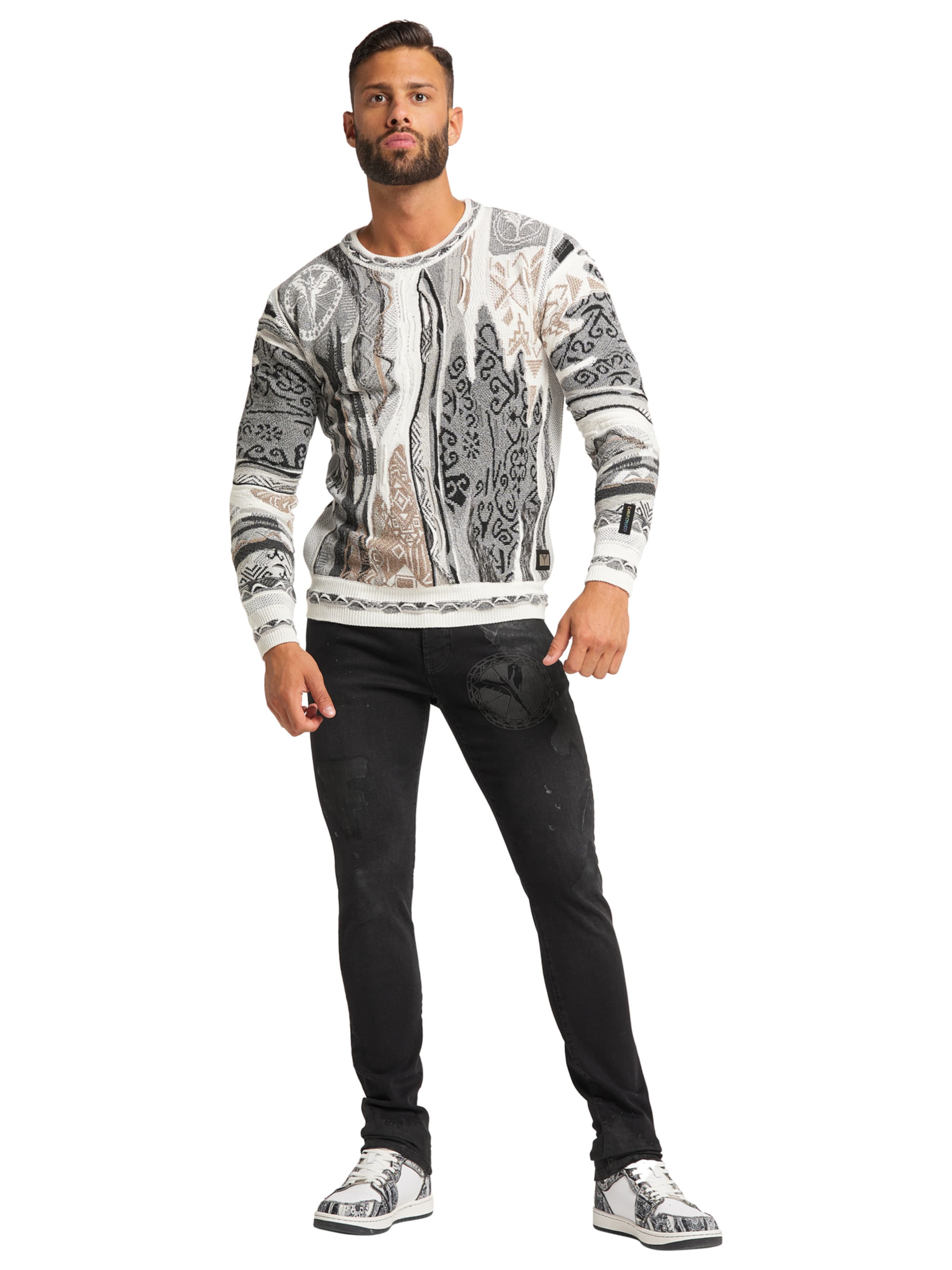 Carlo Colucci Pullover in Grau