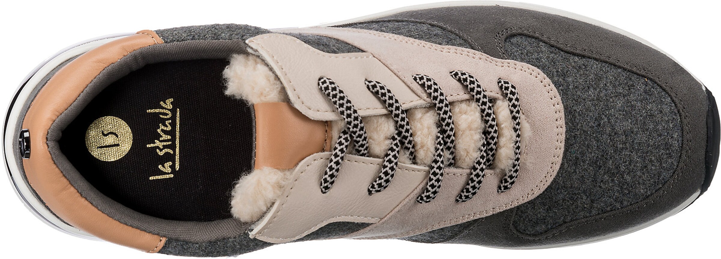 Frauen Sneaker LA STRADA Sneaker in Basaltgrau - QJ64200 Frauen Sneaker LA STRADA Sneaker in Basaltgrau - QJ64200