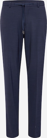 Michael Kors - Tapered Pantalón de pinzas en azul: frente