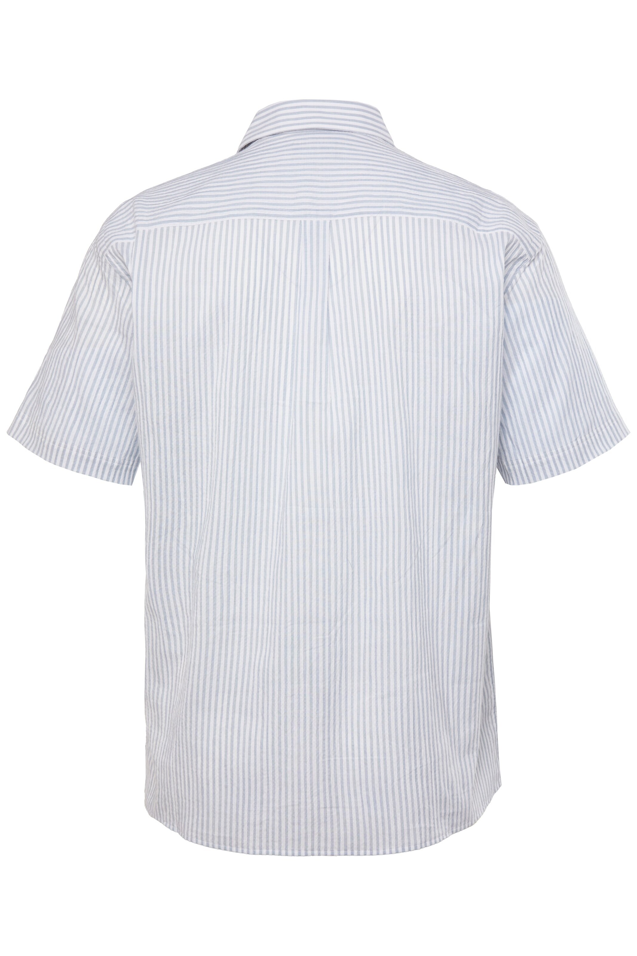 Men Plus Regular Fit Hemd in Blau