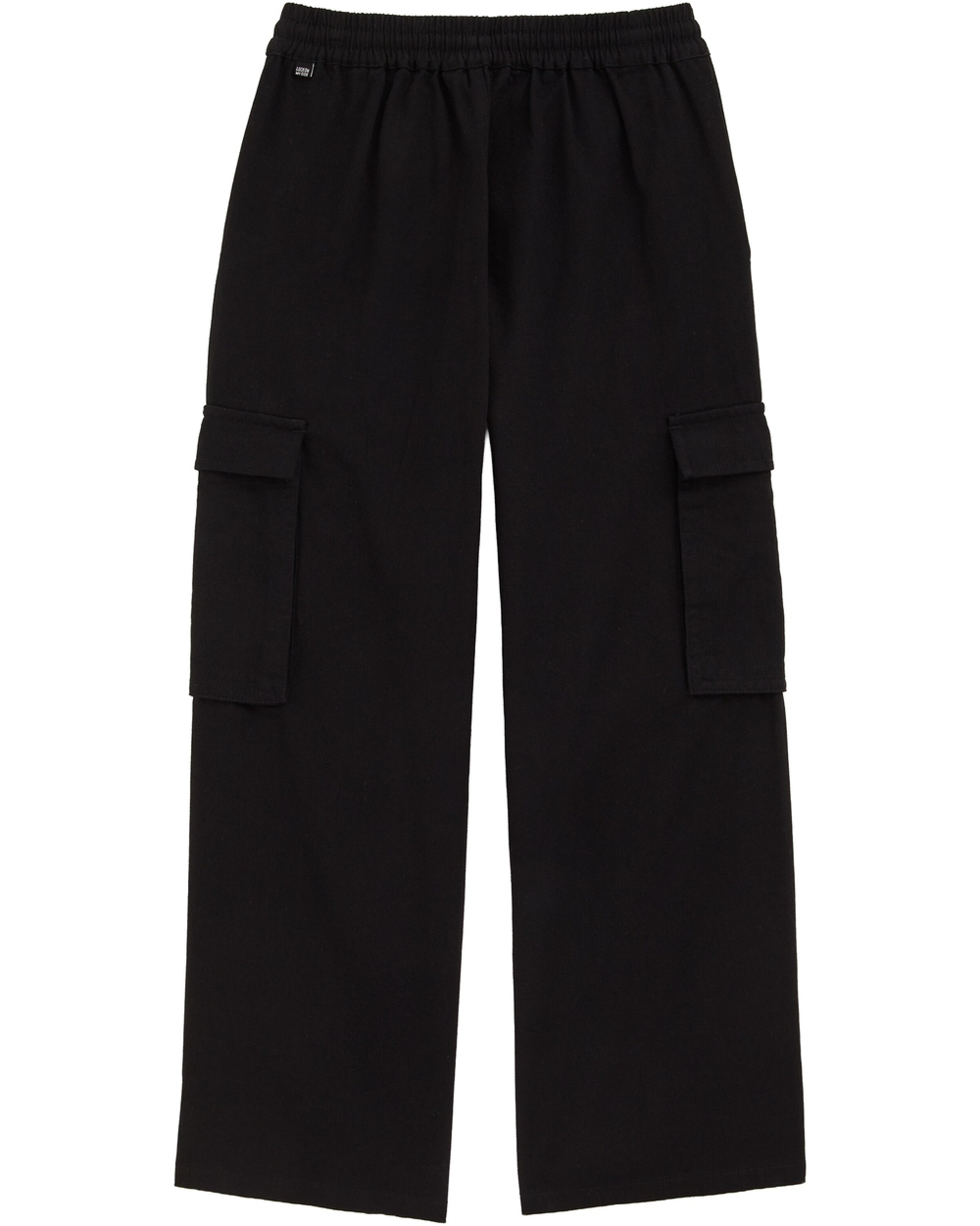 WE Fashion Wide Leg Housut värissä musta