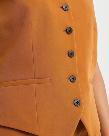 WE Fashion - Chaleco para traje en naranja