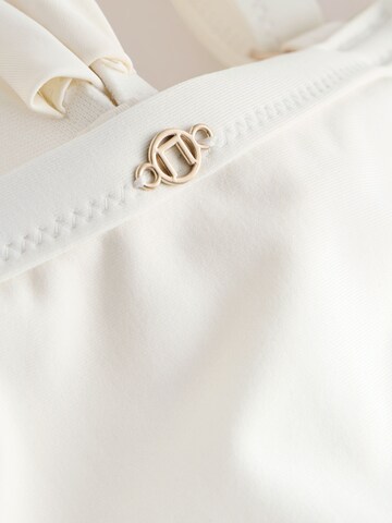 Next Bustier Shapingbadeanzug in Beige