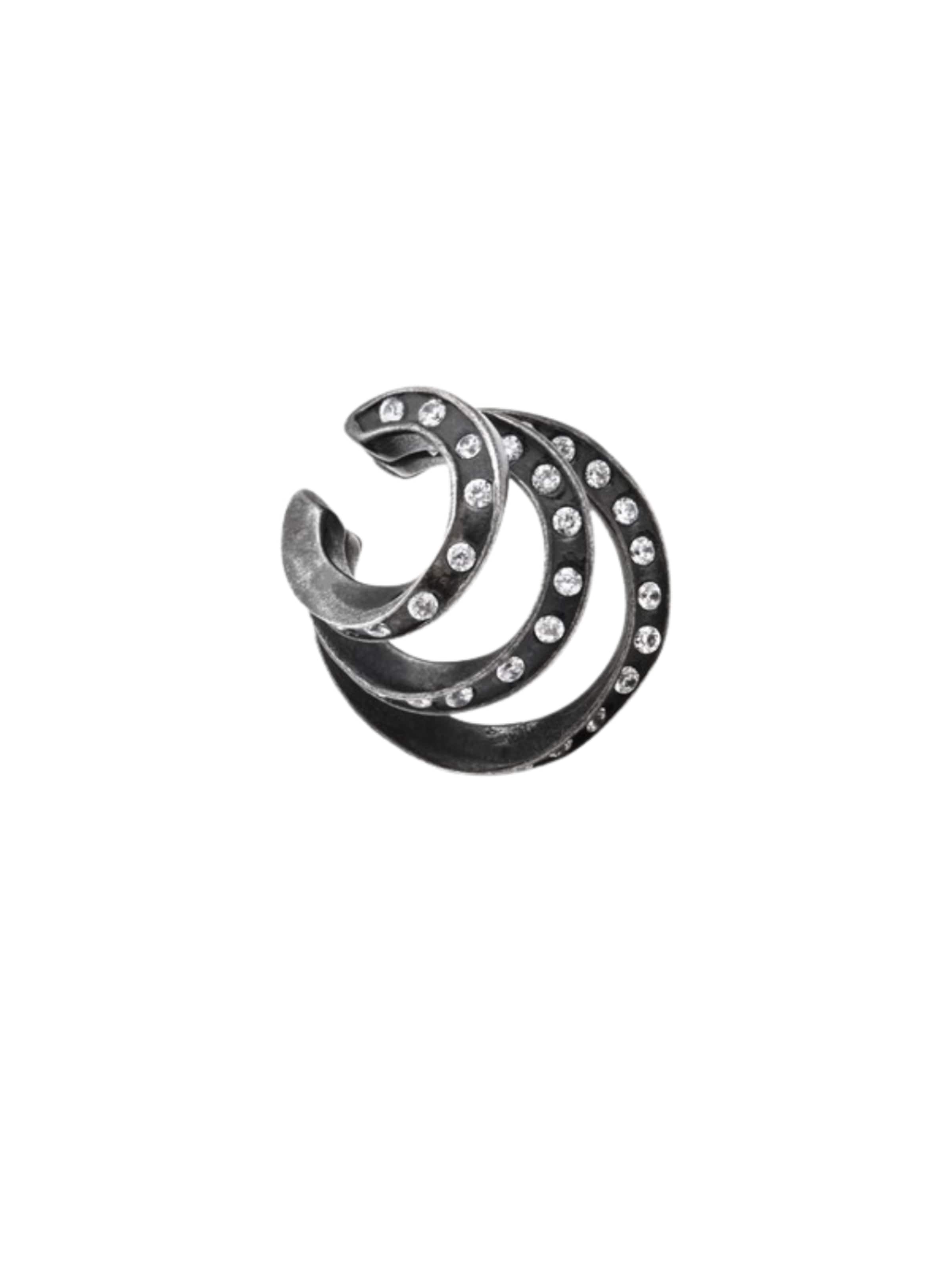 YParis Earring 'Ridley Star' in Black: front
