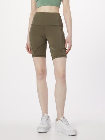 Skinny Pantalon de sport 'W ALPINE ACTIVE SHORT' super.natural en gris : devant