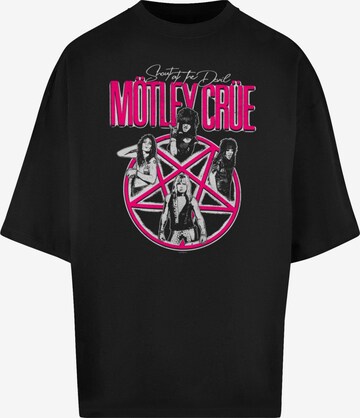 Merchcode Shirt 'Motley Crue - Vintage Shout At The Devil' in Zwart: voorkant