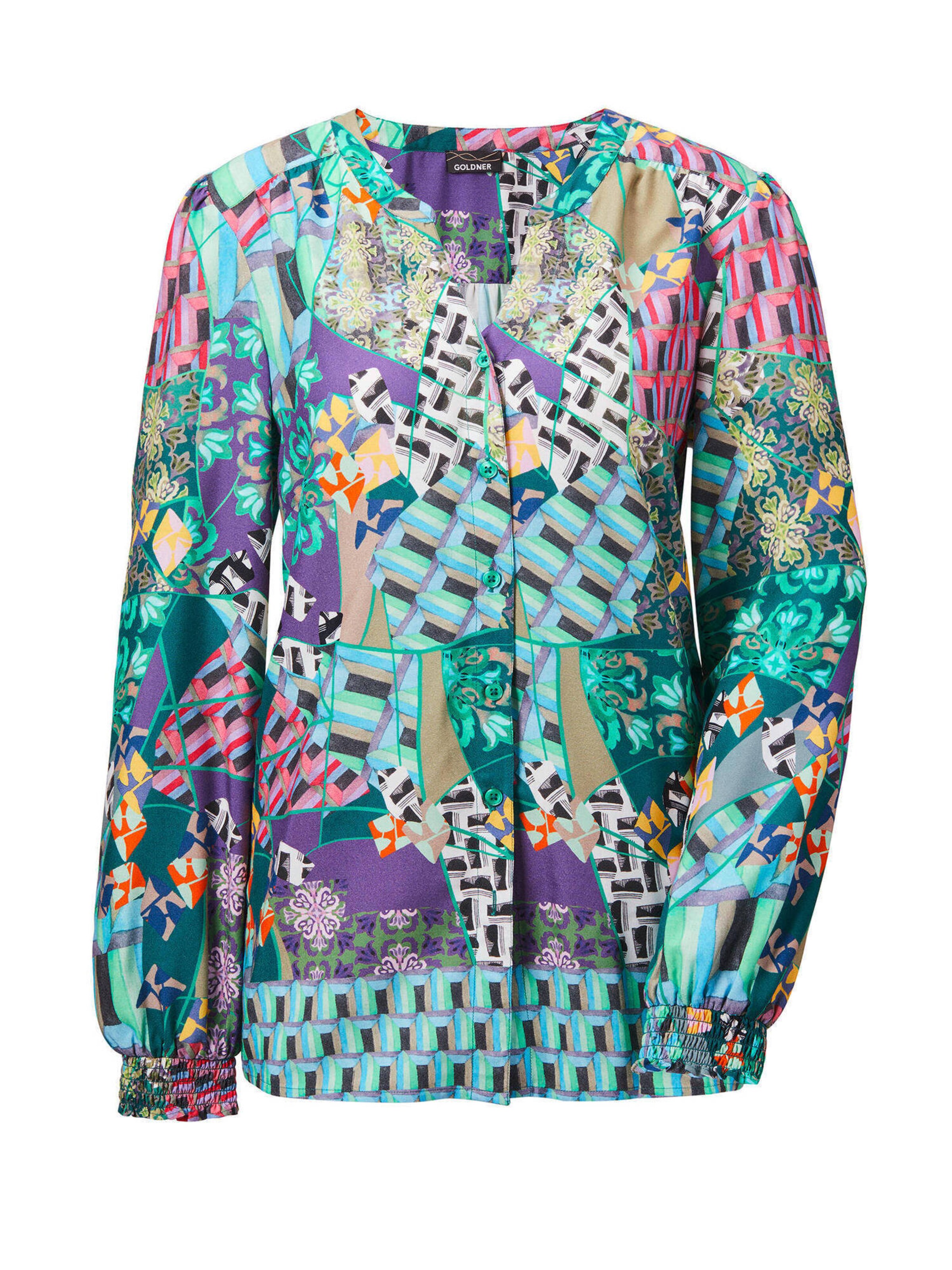 Chemisier Goldner en vert : devant