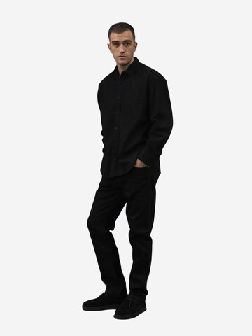 Comfort fit Camicia di Giesto in nero
