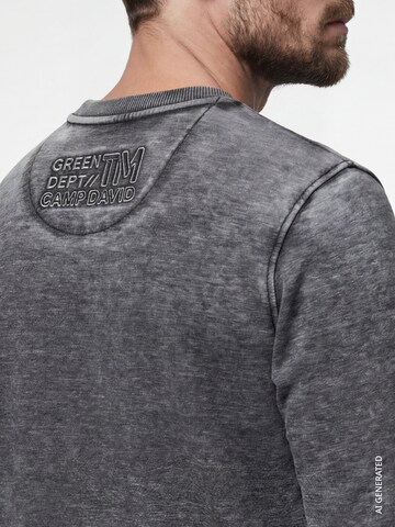 CAMP DAVID Sweatshirt in Black