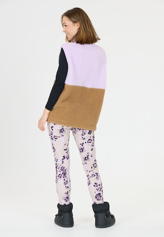 SLOPE Fleece-Weste 'Katau' in Lila