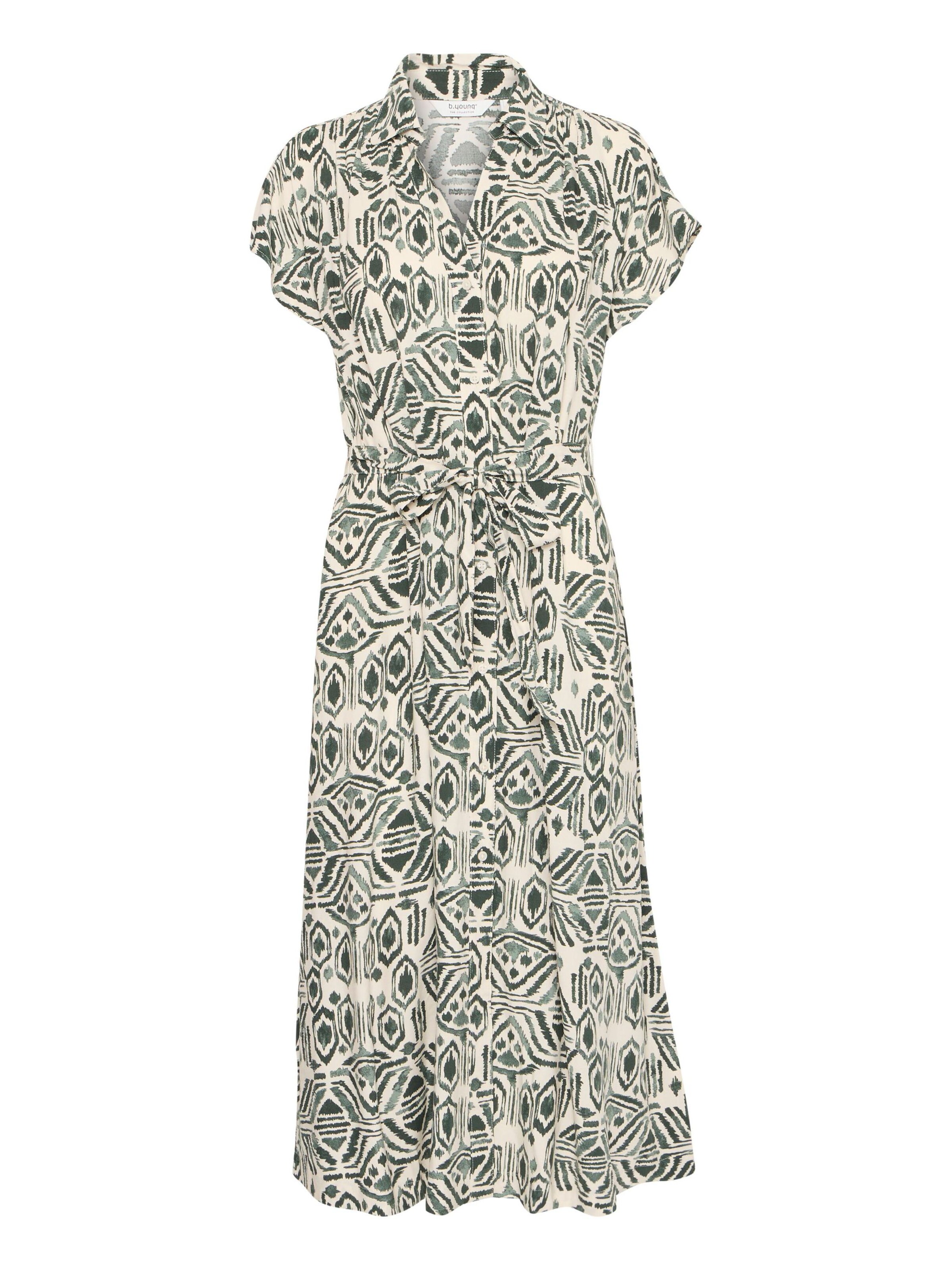 Robe-chemise 'Joella' b.young en vert : devant