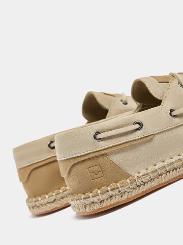 Pull&Bear Halbschuh in Beige